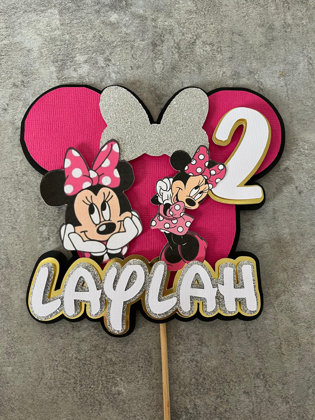 Minnie Mouse : Cake Topper