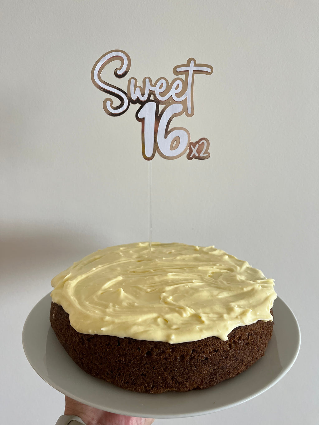 Sweet 16 x2 (32) cake topper